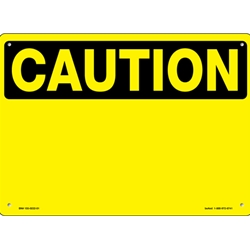 Caution Sign Blank