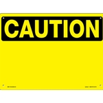 Blank Caution Sign
