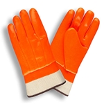 Single Dipped Orange Foam Insulated PVC Glove