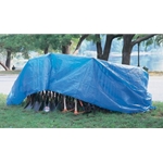Blue Tarp with Grommets 10' x 12'