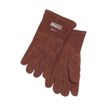 15" Brown Leather Foundry Glove