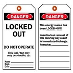 "Locked Out" Tags 25/Pack