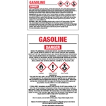 GHS Chemical Labels - Gasoline 2-1/4"h x 3-3/4"w