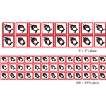 GHS Mini Pictogram Label Sheets - Oxidizing