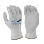 ANSI Cut Level 3 Gloves PU Palm Coating on HPPE