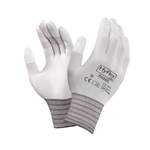 Ansell HyFlex Lite 11-600 White Polyurethane Coated Knit Gloves