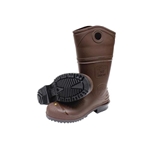 Men's Dark Brown And Black DuraPro® XCP PVC Chemical Resistant Boots w/Chevron Sure-Flex™ PVC Outsole, Steel Toe And Shank