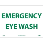 Emergency Eye Wash Sign