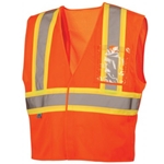 Type R - Class 2 Hi-Vis Orange Safety Vest