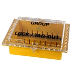 Safety System Hinged Lid Group Lockout Box