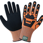 Vise Gripster® C.I.A. High-Visibility Cut and Impact Resistant Gloves Made with Tuffalene® Platinum - CIA388XFT