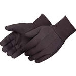 Brown Knit Jersey Glove
