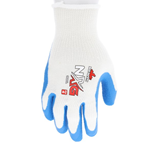 MCR Safety NXG® Work Gloves 10 Gauge Cotton Polyester Shell Blue Latex Palm and Fingertips