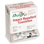BUG X 30 INSECT REPELLENT TOWELETTES WITH 30% DEET