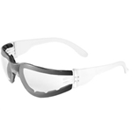 Torrent™ Foam-Lined Clear Anti-Fog Lens, Frosted Clear Frame