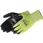 Samurai Glove® Salt-and-Pepper Cut Resistant Coated Touch Screen Gloves Made with 21-Gauge Tuffalene