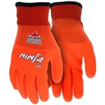 Ninja® Ice Fully Coated Orange gloves