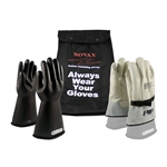 Class 1 Black 14" Novax Gloves - KIT