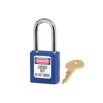 Master Lock® No. 410 Zenex™ Thermoplastic Safety Padlock BLUE