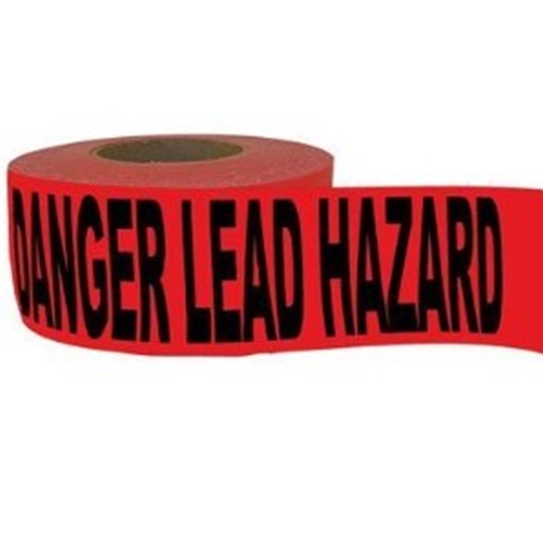Danger Lead Hazard Tape