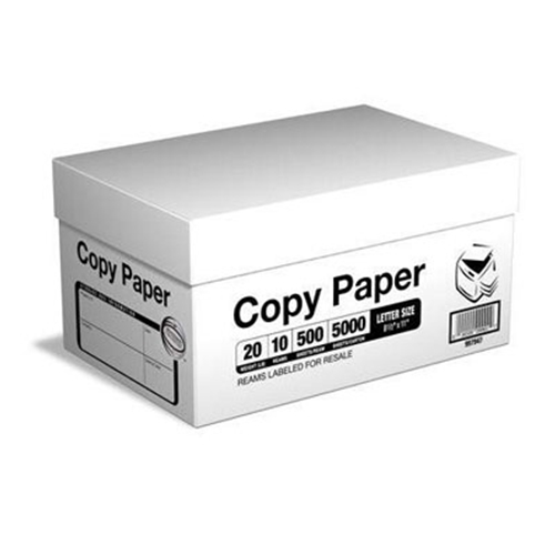8.5" x 11" White Copy Paper