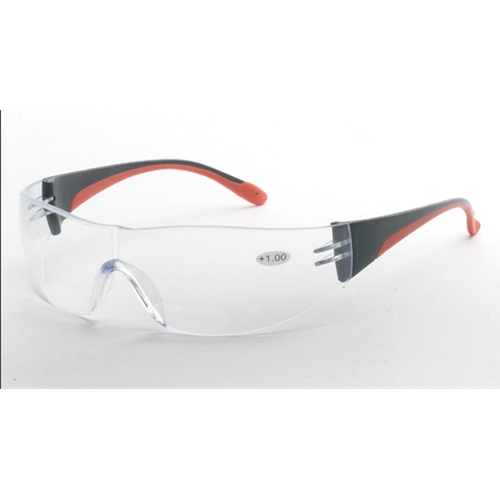 Cheaters Clear Bifocal Safety Glasses