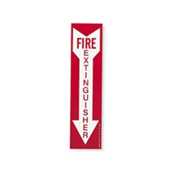 Fire Extinguisher Sign 14" x 3.5"