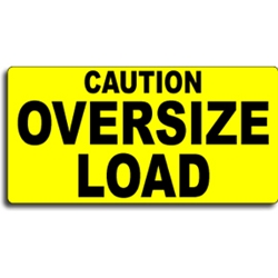 14" x 72" Oversize Load Sign
