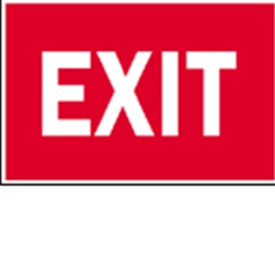 Exit Sign 7" x 10"