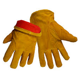 Fleece Lined Leather Driver Glove