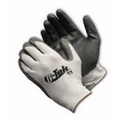 GTek Solid Gray Nitrile Dip Glove