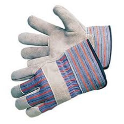 Standard Shoulder Leather Palm Glove 2 1/2" Rubberized Cuff 2XL
