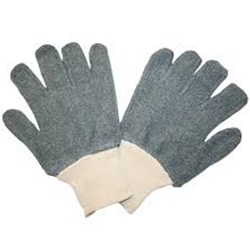 Gray Terrycloth 22oz Knit-Wrist Glove