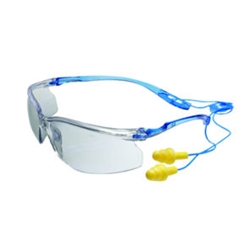 Virtua Sport Corded earplug Control Eyewear Clear Anti-Fog Lens