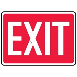 Exit Sticker 7" x 10"