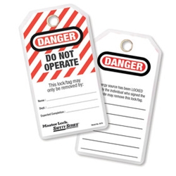 Do Not Operate Safety Tag, English, Laminated