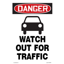 Danger Watch Out For Traffic Sign