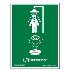 Large Shower/Eyewash Sign
