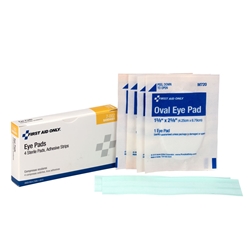 Sterile Eye Pads Box Of 4 Pads And 4 Adhesive Strips
