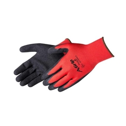 Black Rubber Palm 13 Gauge Nylon Glove