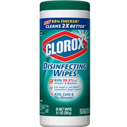 Wipers, Disinfectant Clorox wipes 35/Ctn