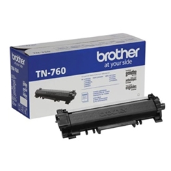 Brother® TN-760 High-Yield Black Toner Cartridge