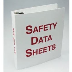 2" Safety Data Sheet SDS Binder
