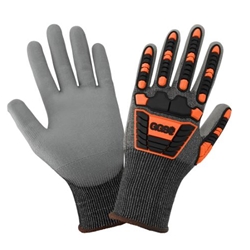 Vise Gripster® C.I.A. 18-Gauge Tuffalene® UHMWPE Cut, Impact, Abrasion, and Puncture Resistant Touch Screen Compatible Gloves