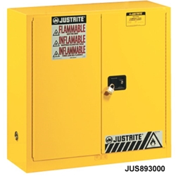 SURE-GRIP® EX FLAMMABLE SAFETY CABINET - 30 GALLON - YELLOW