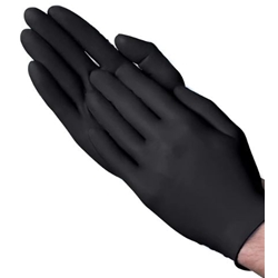 Bullshark Black 7 Mil Nitrile Gloves 100/Box