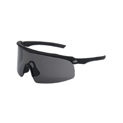 WHIPRAY™ SMOKE ANTI-FOG LENS, MATTE BLACK FRAME SAFETY GLASSES