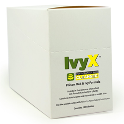 Ivy-X Post-Contact Treatment Wipes 25/BX