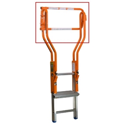 SAFE-T™ SELF CLOSING LADDER GATE (Gate only) Ladder extender sold separately.
