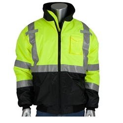 Class 3 Bomber Jacket Lime/Blk Bottom